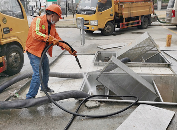 沙溪镇隔油池清理